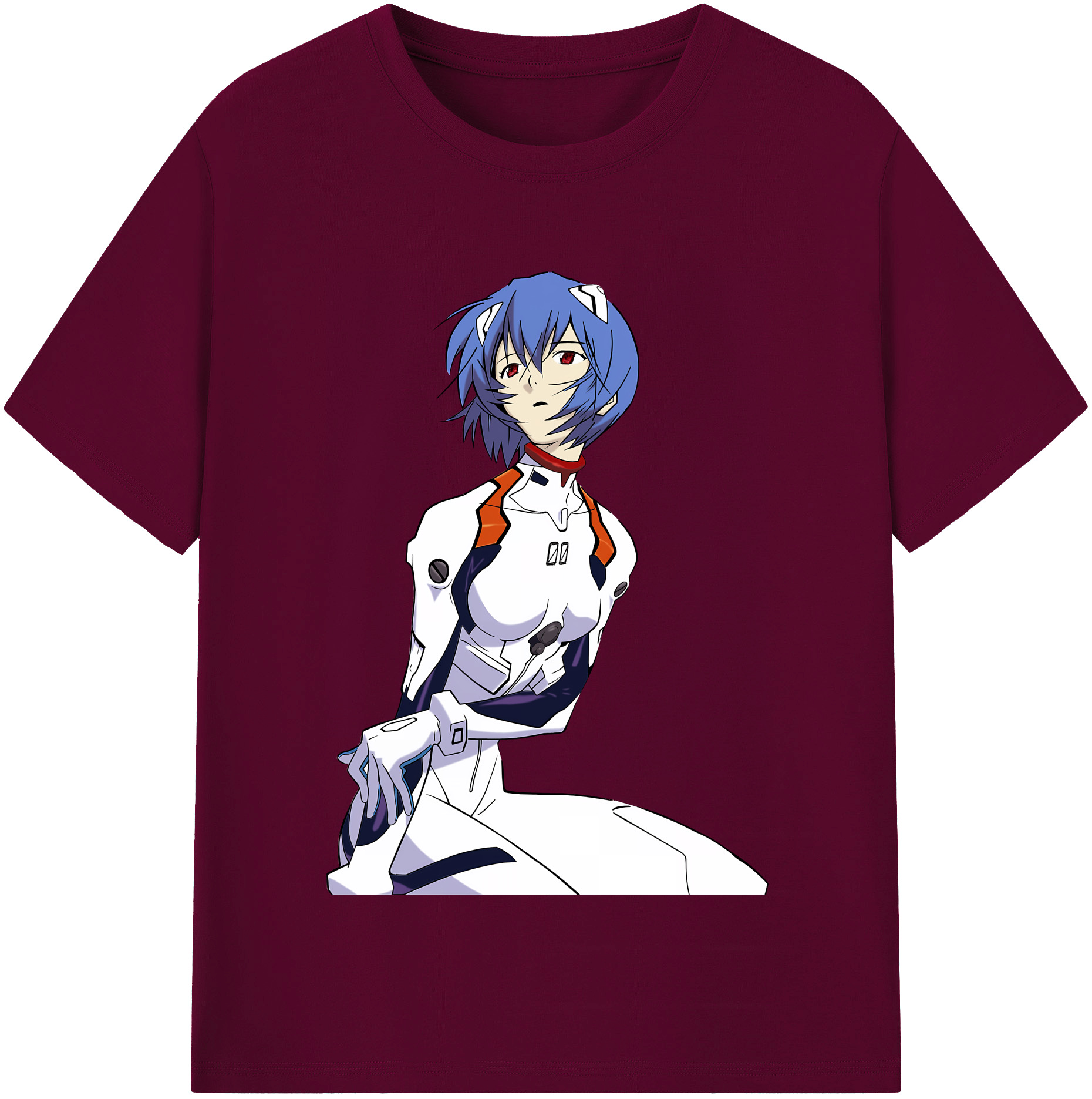 （画像用） EVA 新世紀エヴァンゲリオン レディースカジュアルプリントTシャツ（綿100％）